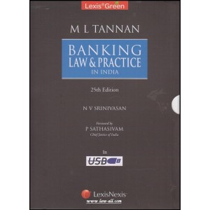 LexisGreen's ebook on M. L. Tannan's Banking Law & Practice in India revised by N. V. Srinivasam 